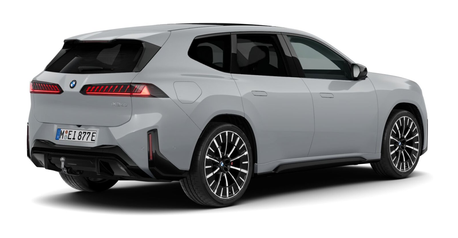 BMW BMW I in Grau von hinten BMW BMW I in Grau von hinten