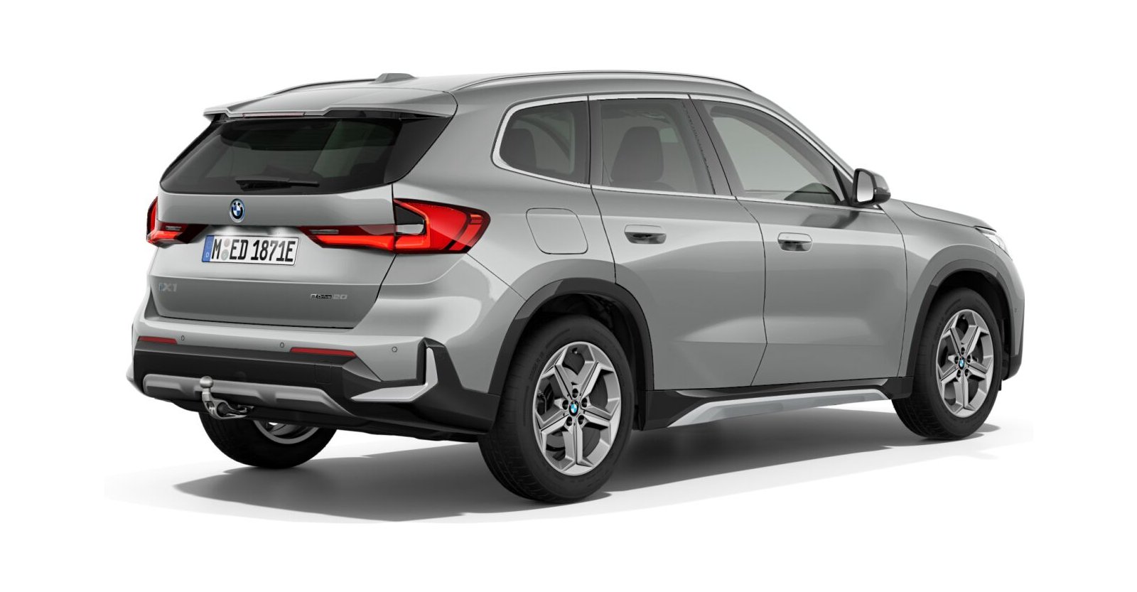 BMW BMW I in Grau von hinten
