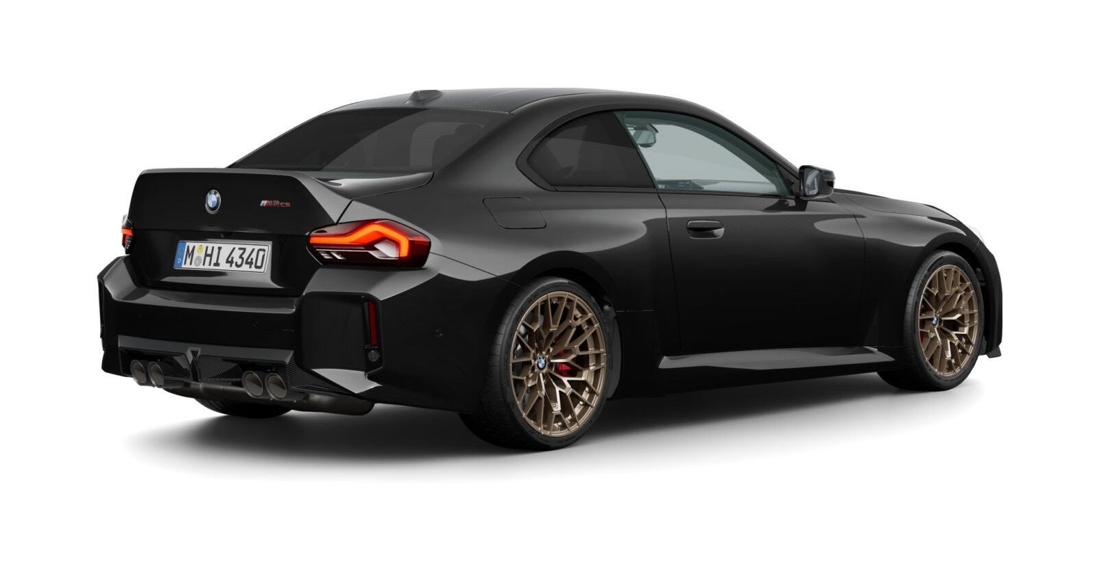 BMW BMW M in Schwarz von hinten BMW BMW M in Schwarz von hinten