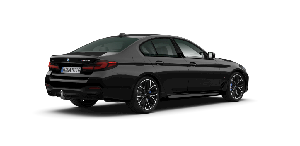 BMW BMW 5er in Schwarz von hinten BMW BMW 5er in Schwarz von hinten
