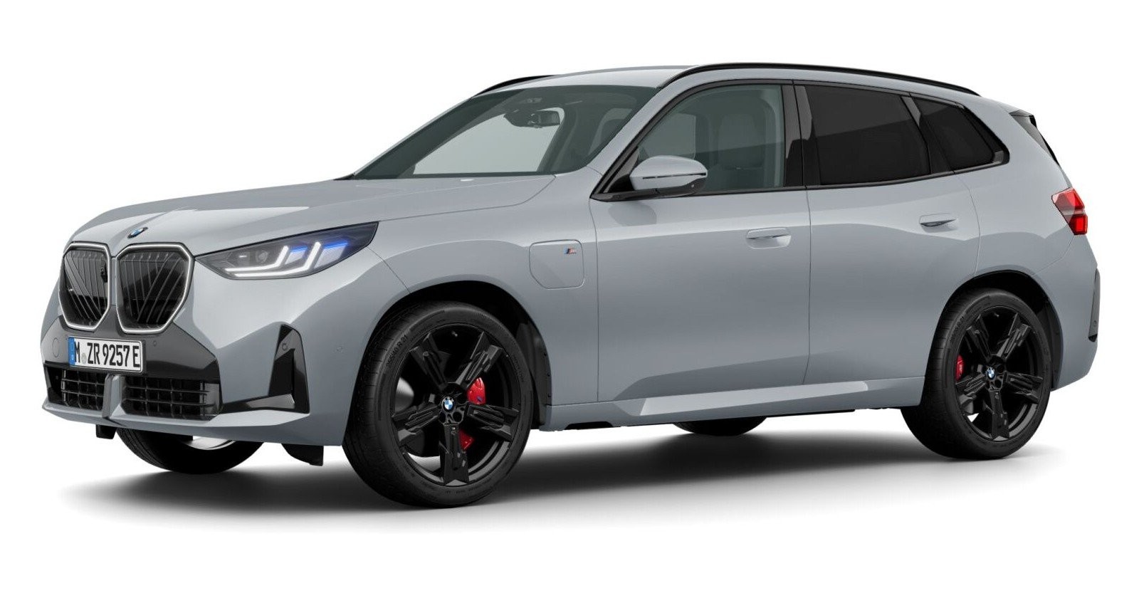 BMW X3 30e xDrive in Grau von vorne