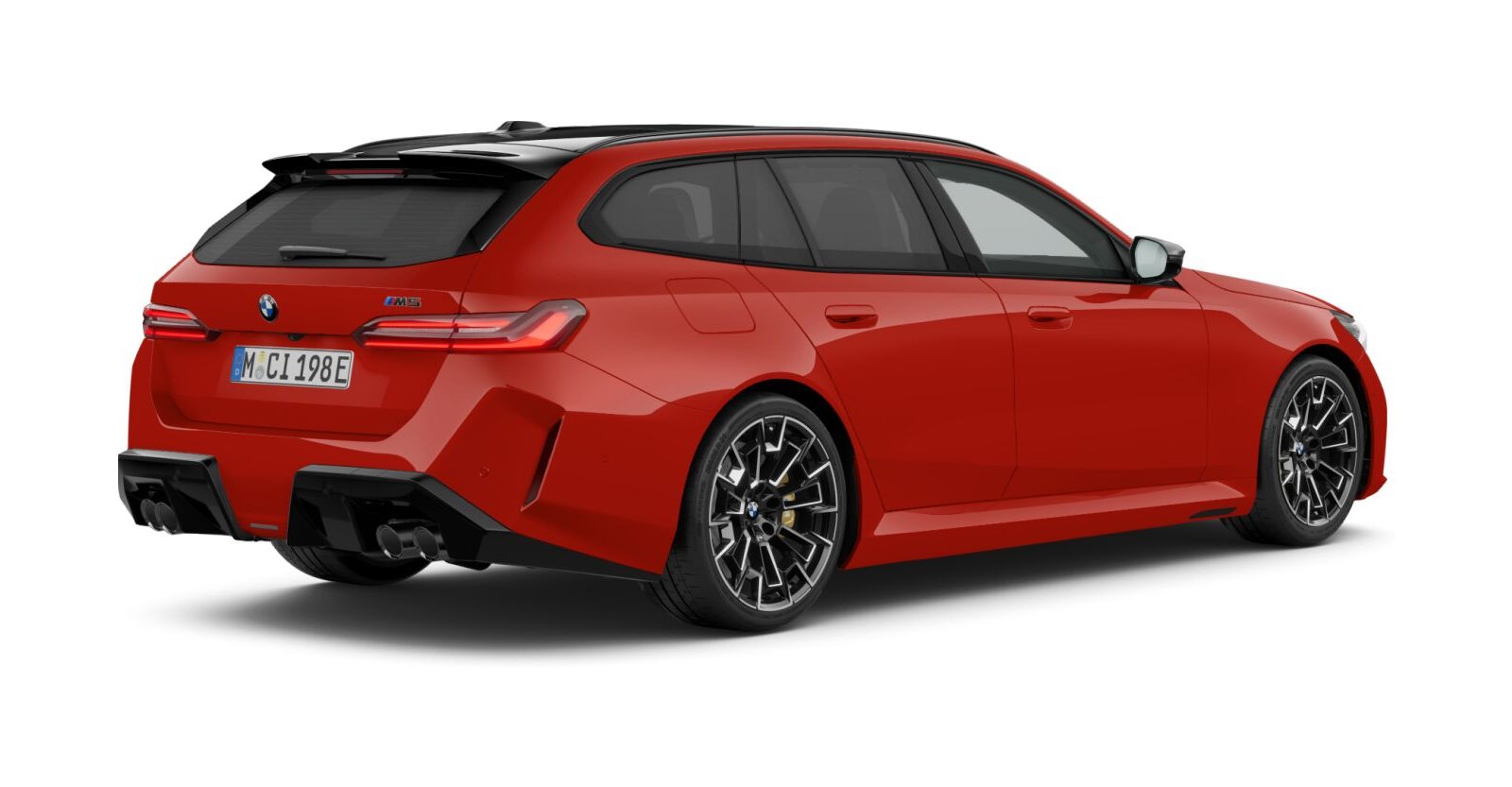 BMW BMW M in Rot von hinten BMW BMW M in Rot von hinten
