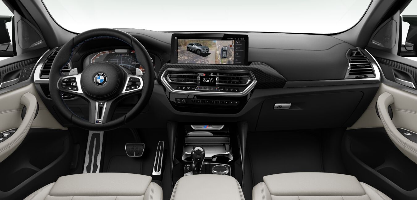 BMW BMW X im Innenraum von vorne