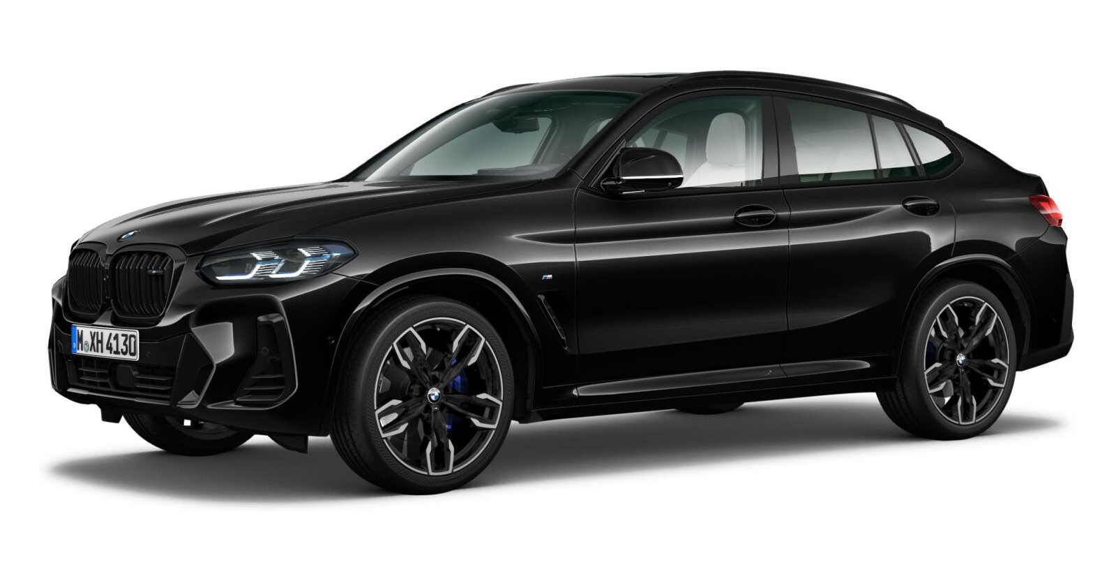BMW BMW X in Schwarz von vorne