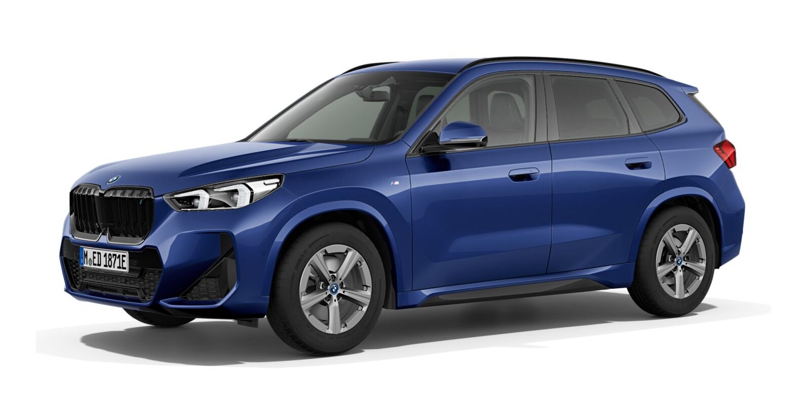 BMW BMW I in Blau von vorne