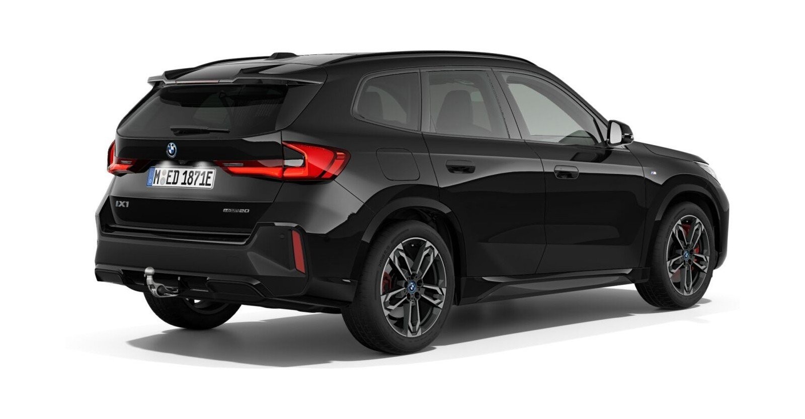 BMW BMW I in Schwarz von hinten BMW BMW I in Schwarz von hinten