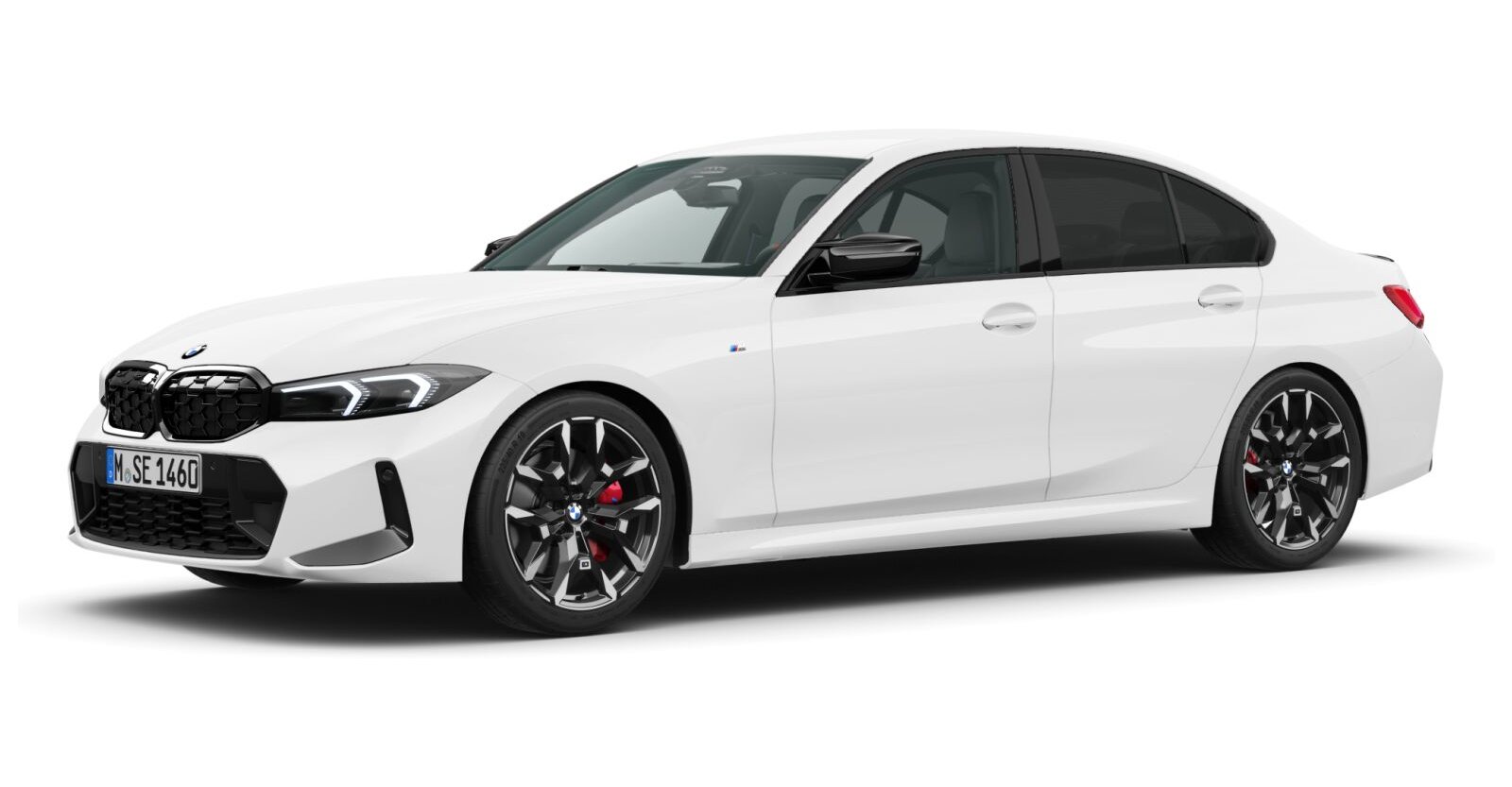 BMW M340i xDrive Limousine in Weiß von vorne
