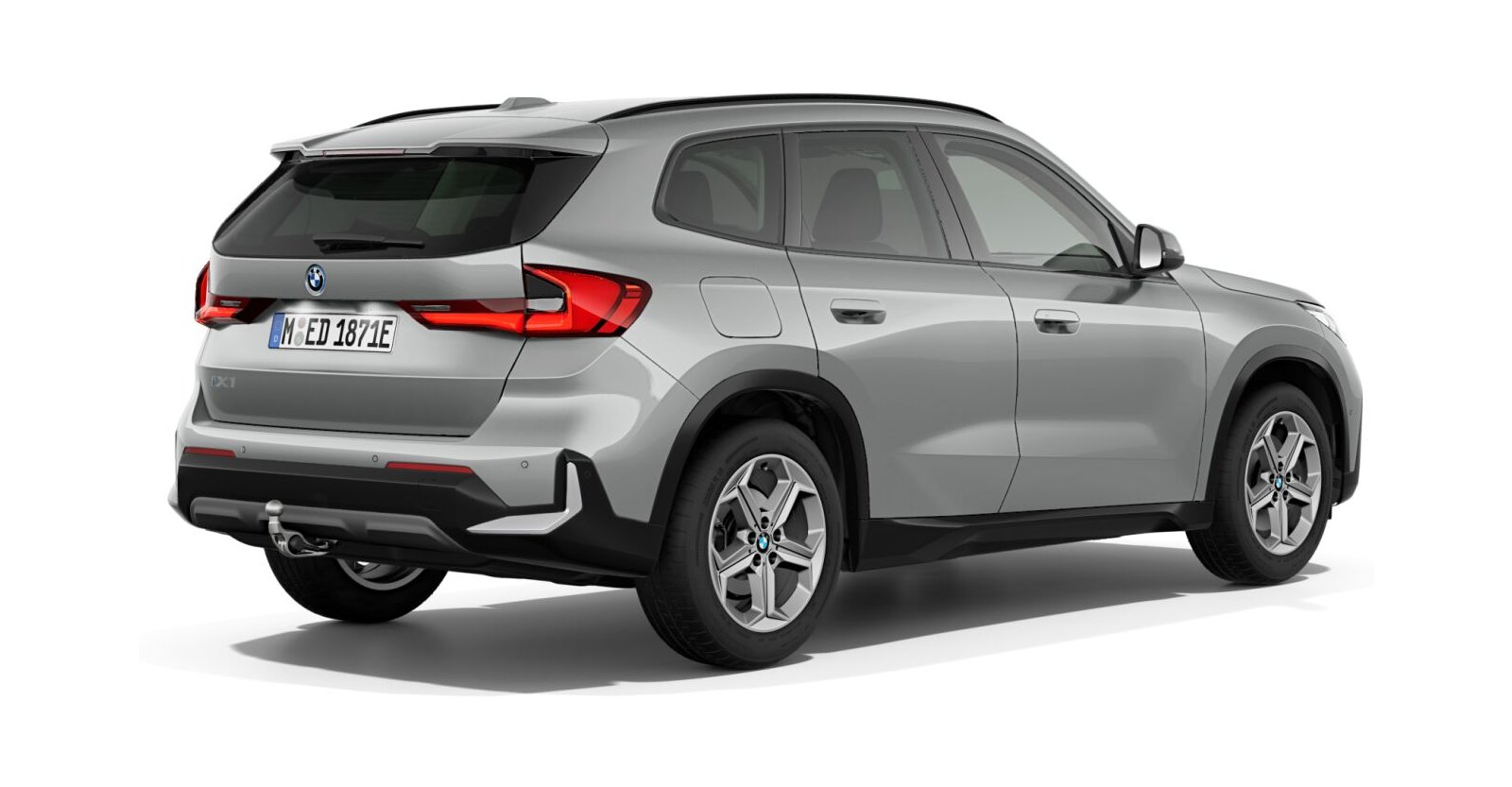 BMW BMW I in Grau von hinten BMW BMW I in Grau von hinten
