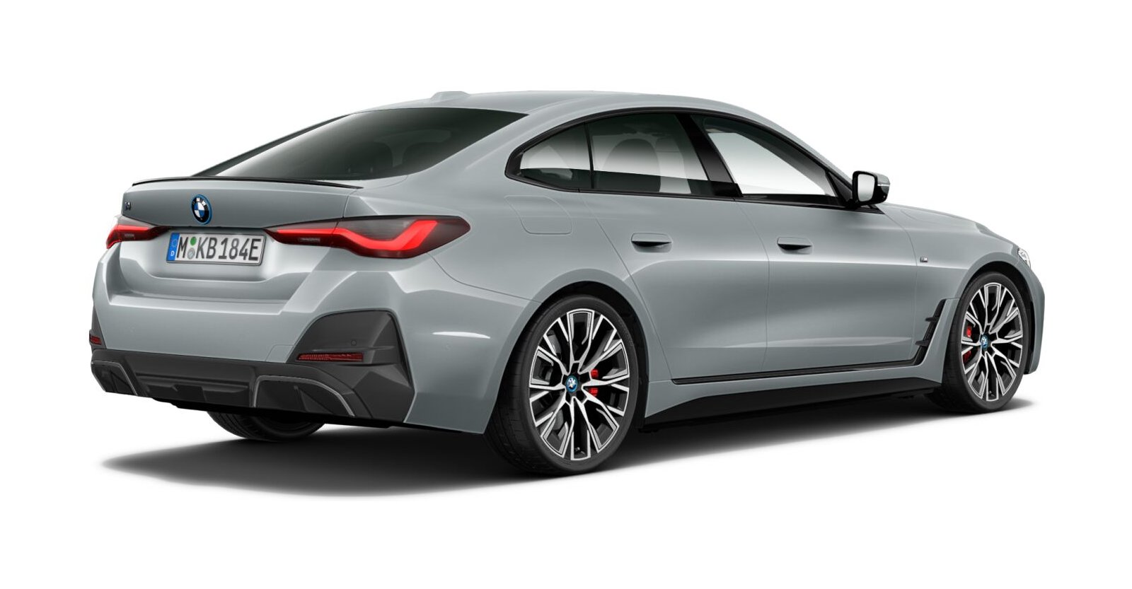 BMW BMW I in Grau von hinten