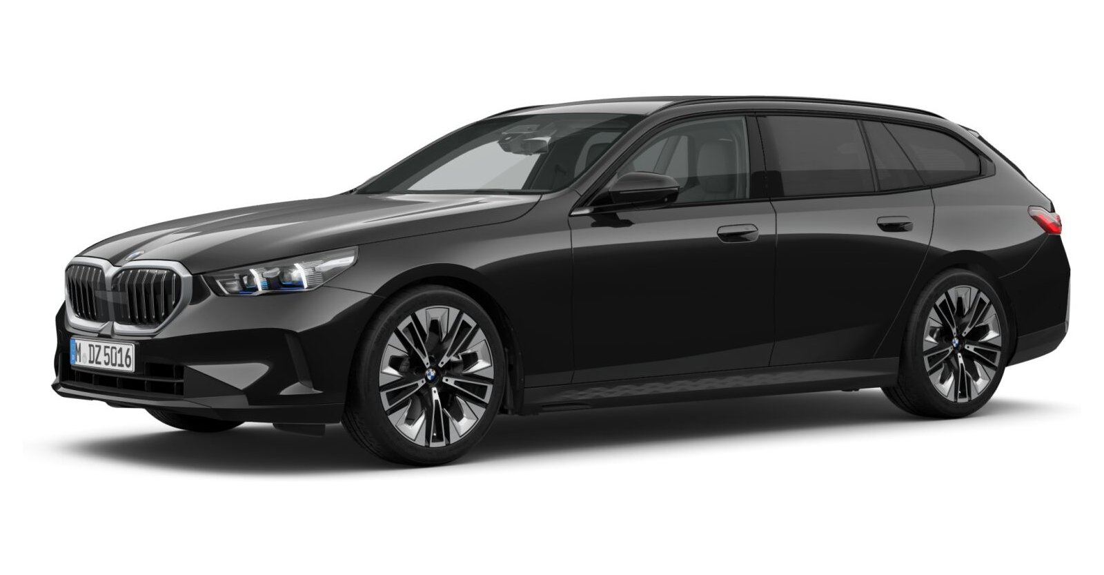 BMW BMW 5er in Schwarz von vorne BMW BMW 5er in Schwarz von vorne