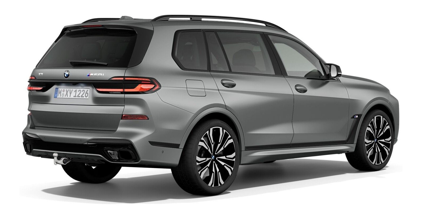 BMW BMW X in Grau von hinten