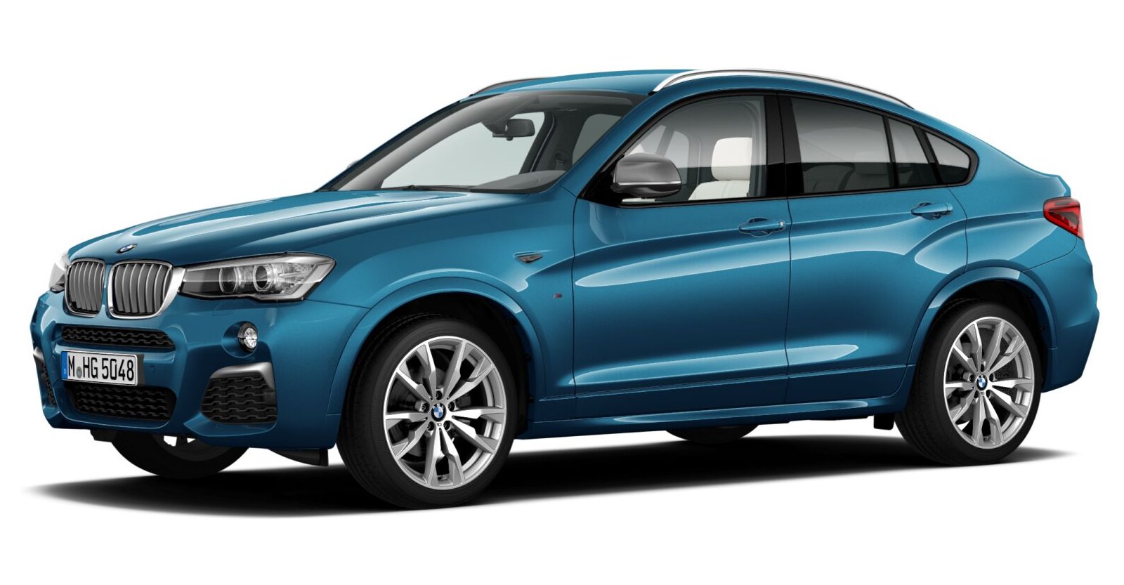 BMW BMW X in Blau von vorne BMW BMW X in Blau von vorne