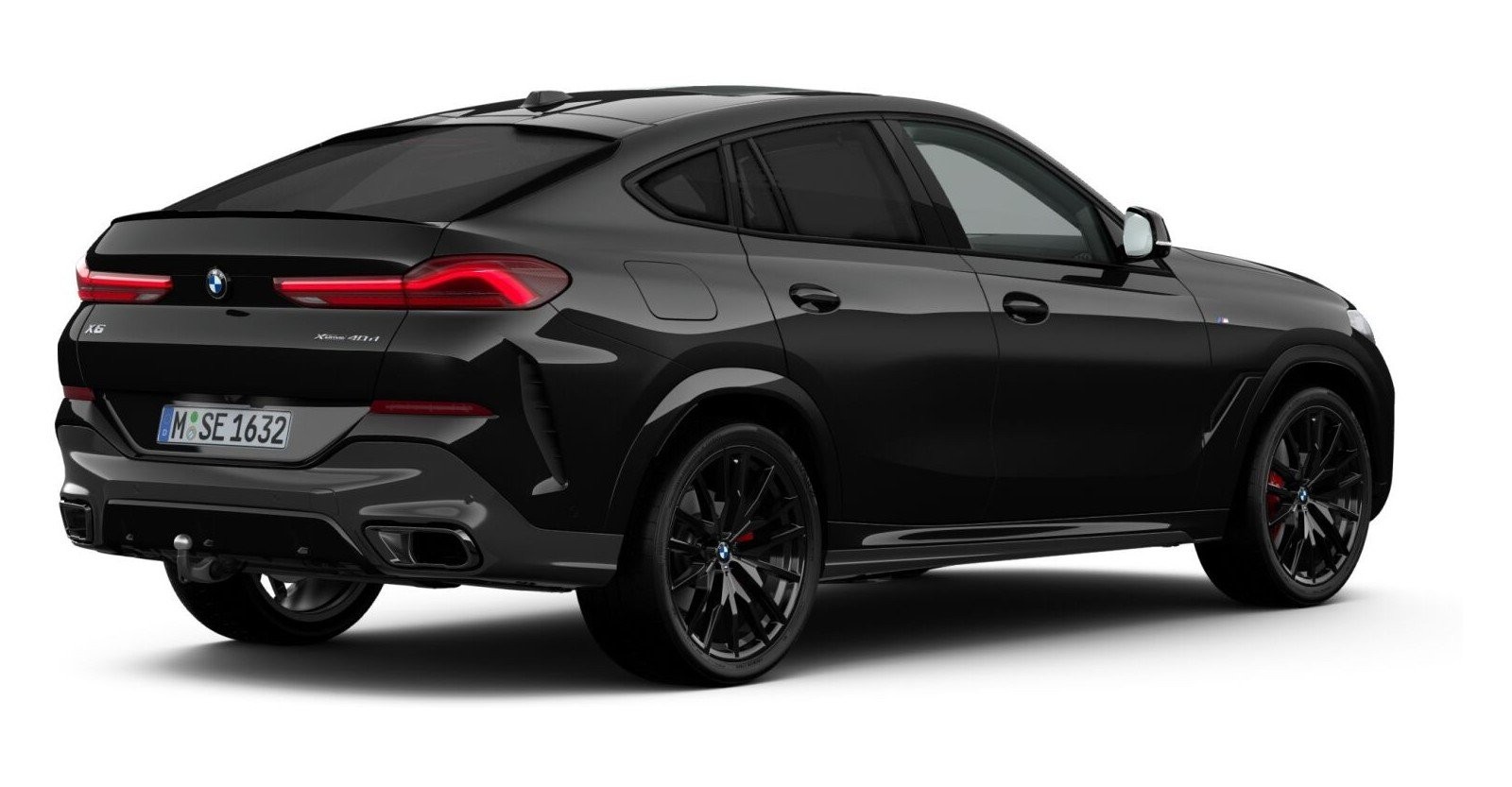 BMW BMW X in Schwarz von hinten BMW BMW X in Schwarz von hinten