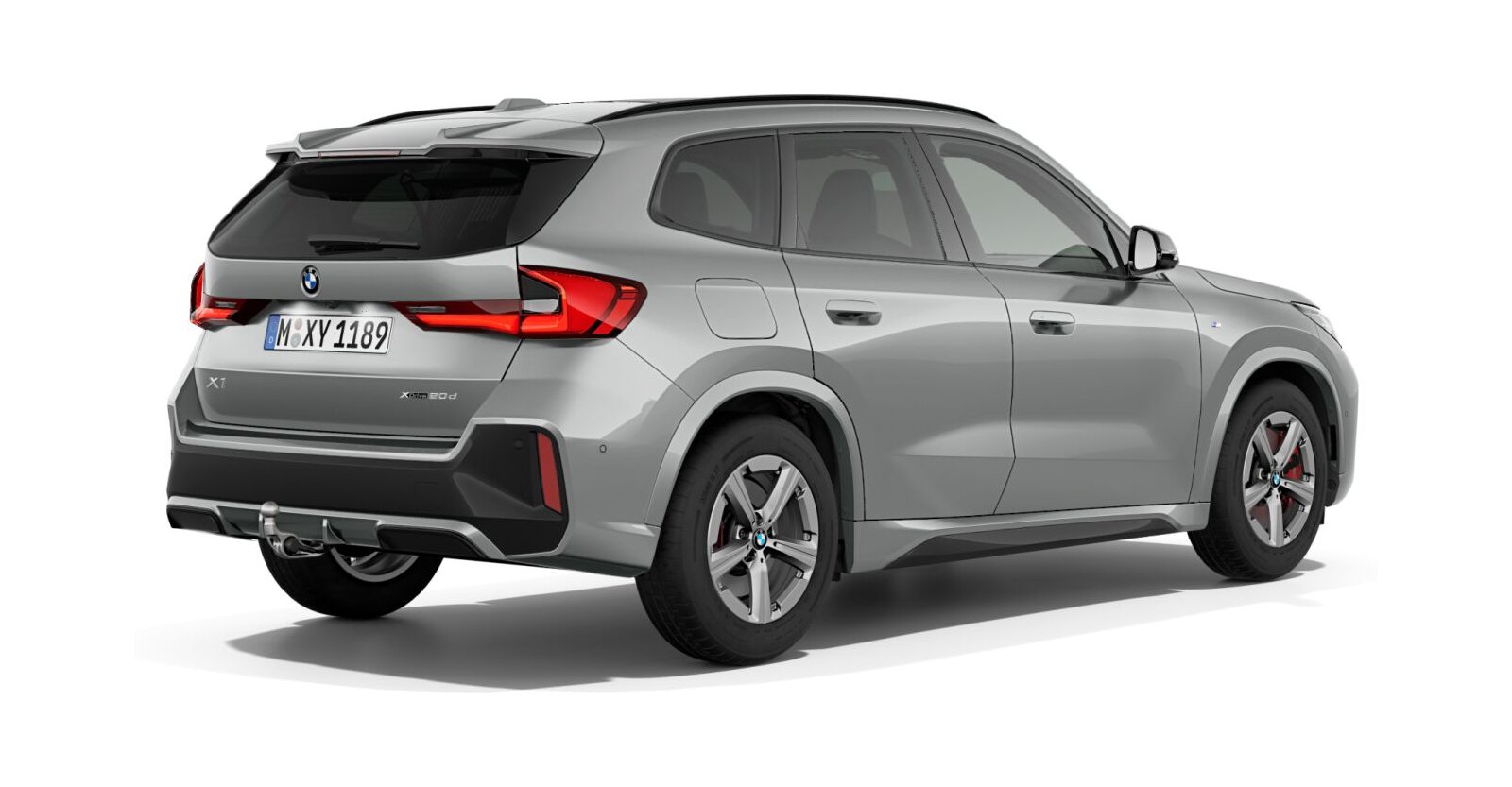 BMW BMW X in Grau von hinten