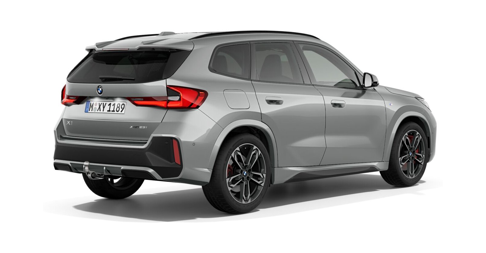 BMW BMW X in Grau von hinten