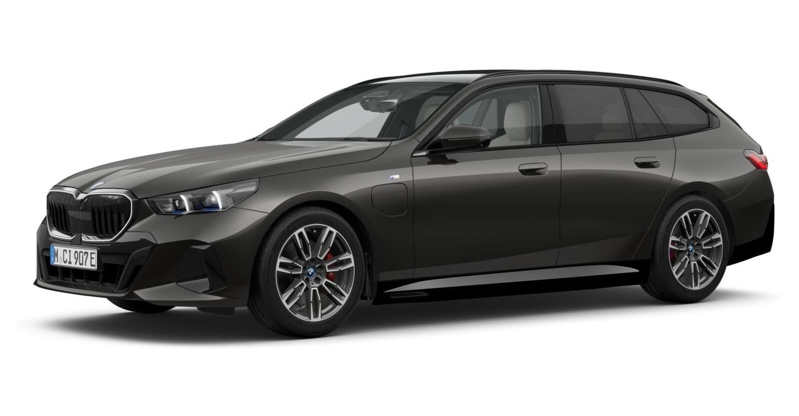 BMW BMW 5er in Grau von vorne BMW BMW 5er in Grau von vorne
