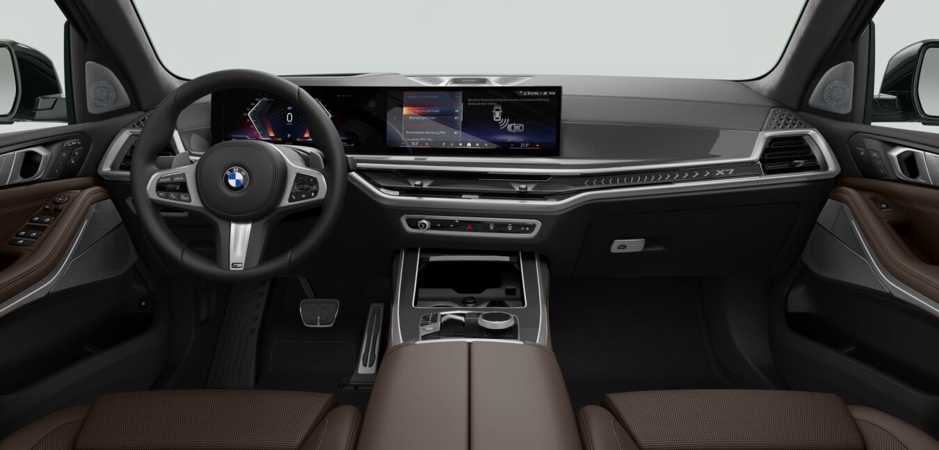 BMW BMW X im Innenraum von vorne