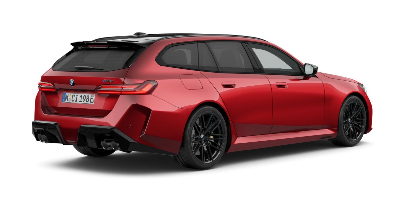 BMW BMW M in Rot von hinten