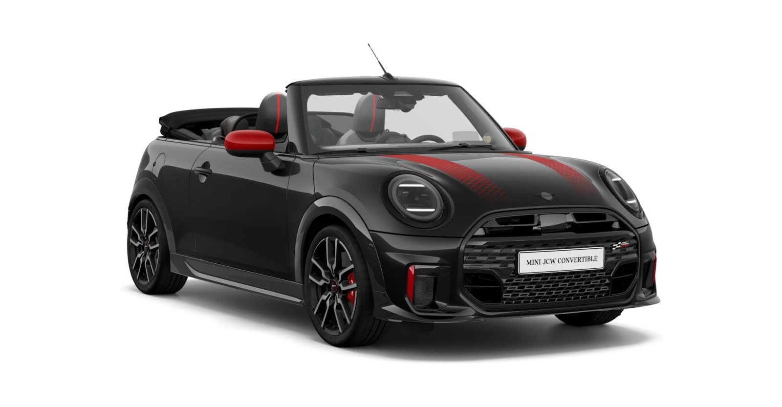 MINI MINI Cabrio in Schwarz von vorne