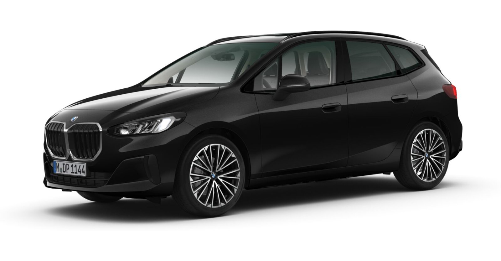 BMW BMW 2er in Schwarz von vorne BMW BMW 2er in Schwarz von vorne