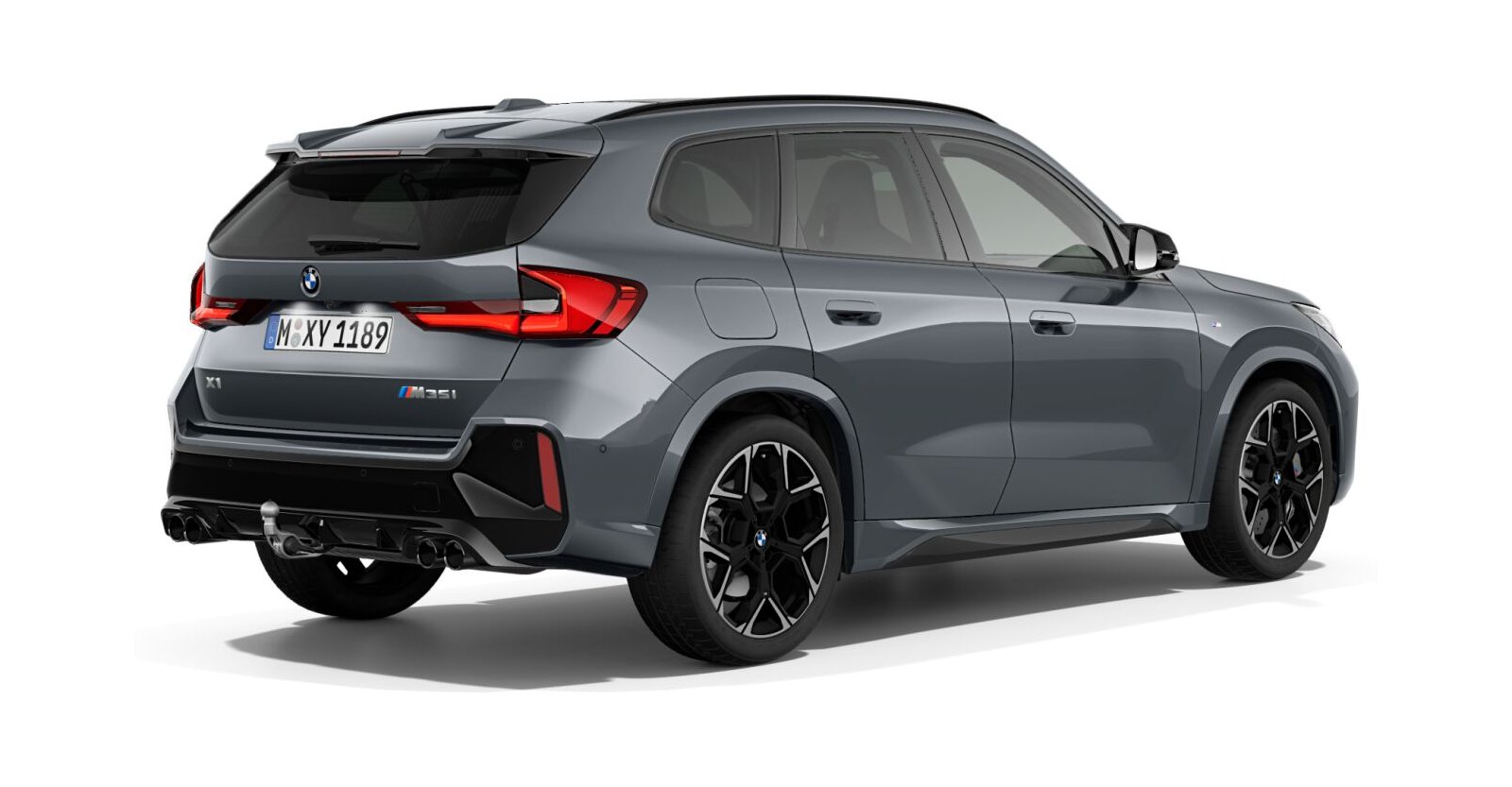 BMW BMW X in Grau von hinten BMW BMW X in Grau von hinten