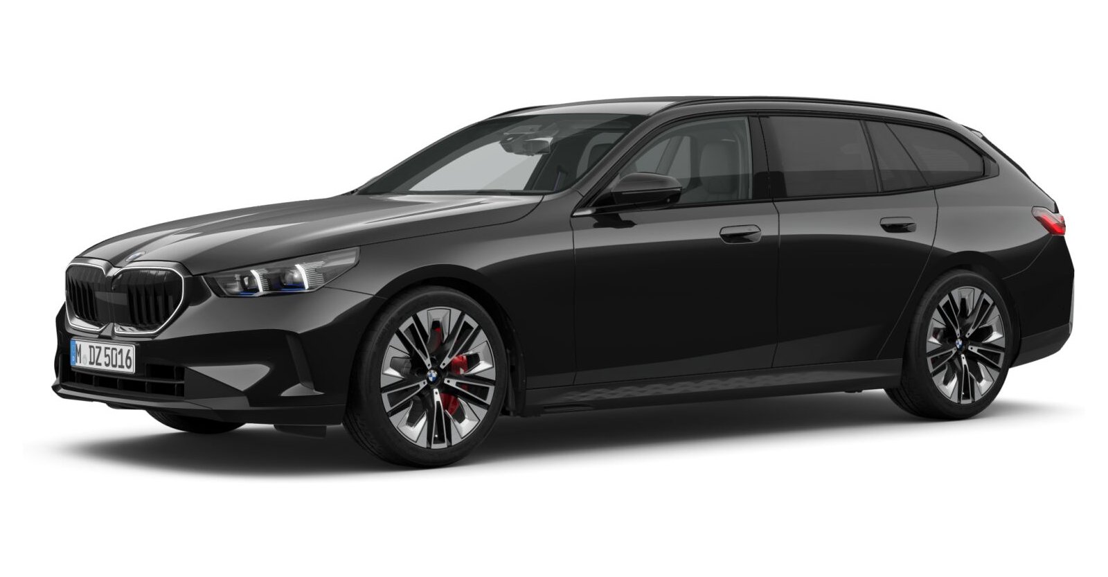 BMW BMW 5er in Schwarz von vorne BMW BMW 5er in Schwarz von vorne