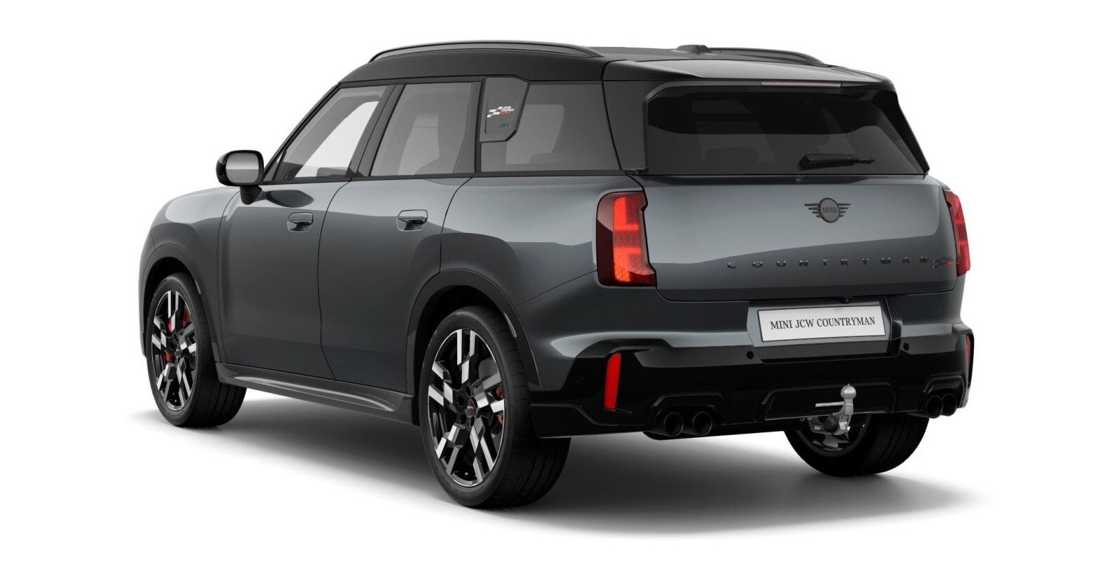 MINI MINI Countryman in Grau von hinten MINI MINI Countryman in Grau von hinten