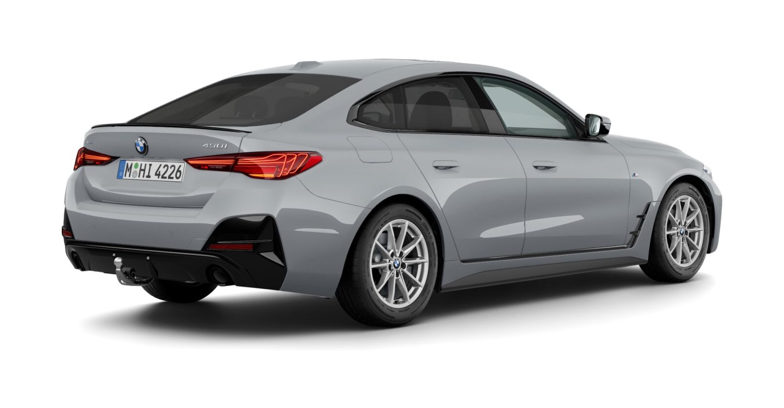 BMW BMW 4er in Grau von hinten BMW BMW 4er in Grau von hinten