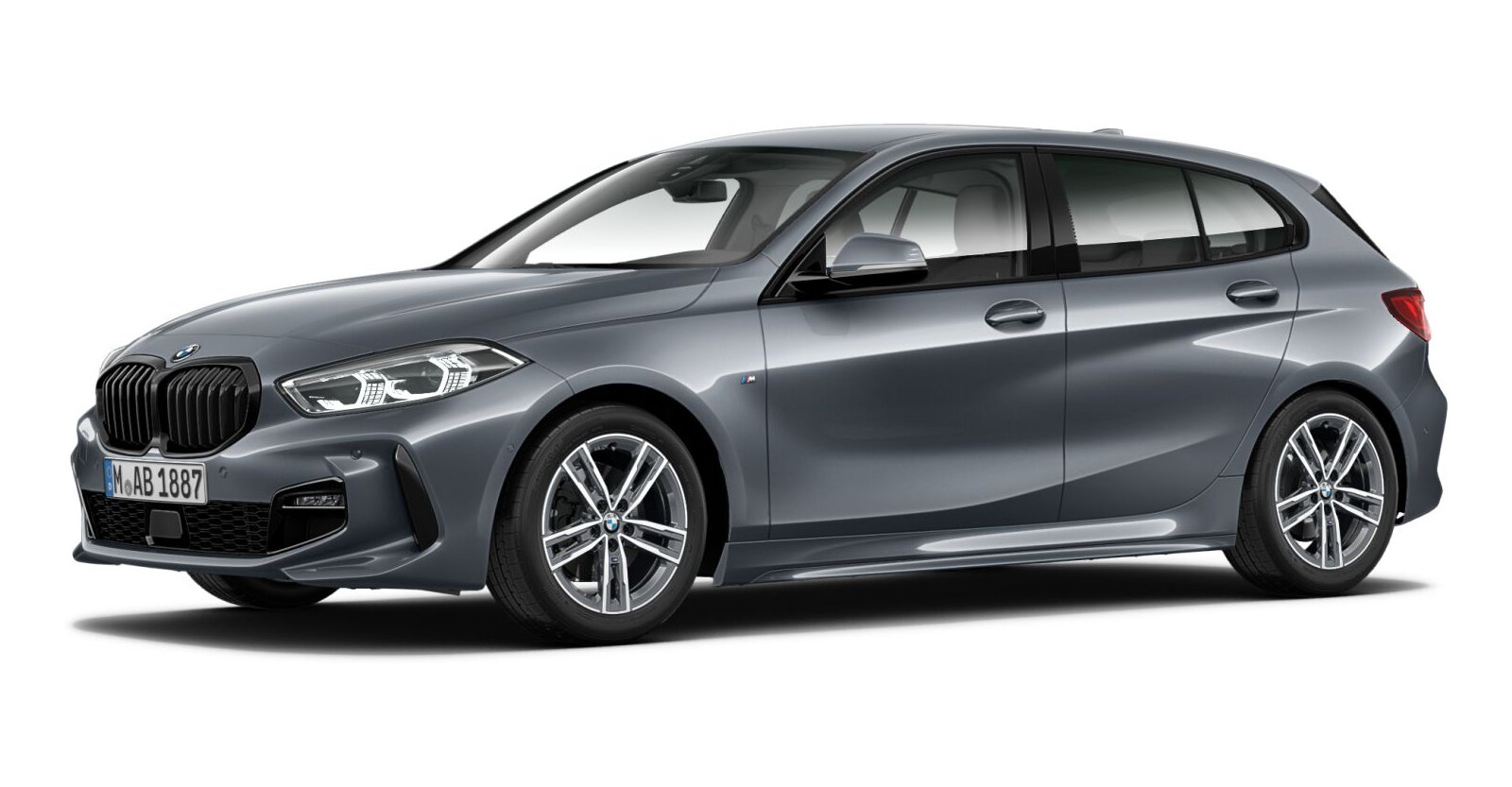 BMW BMW 1er in Grau von vorne BMW BMW 1er in Grau von vorne