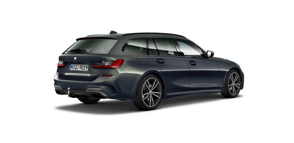 BMW BMW 3er in Grau von hinten BMW BMW 3er in Grau von hinten