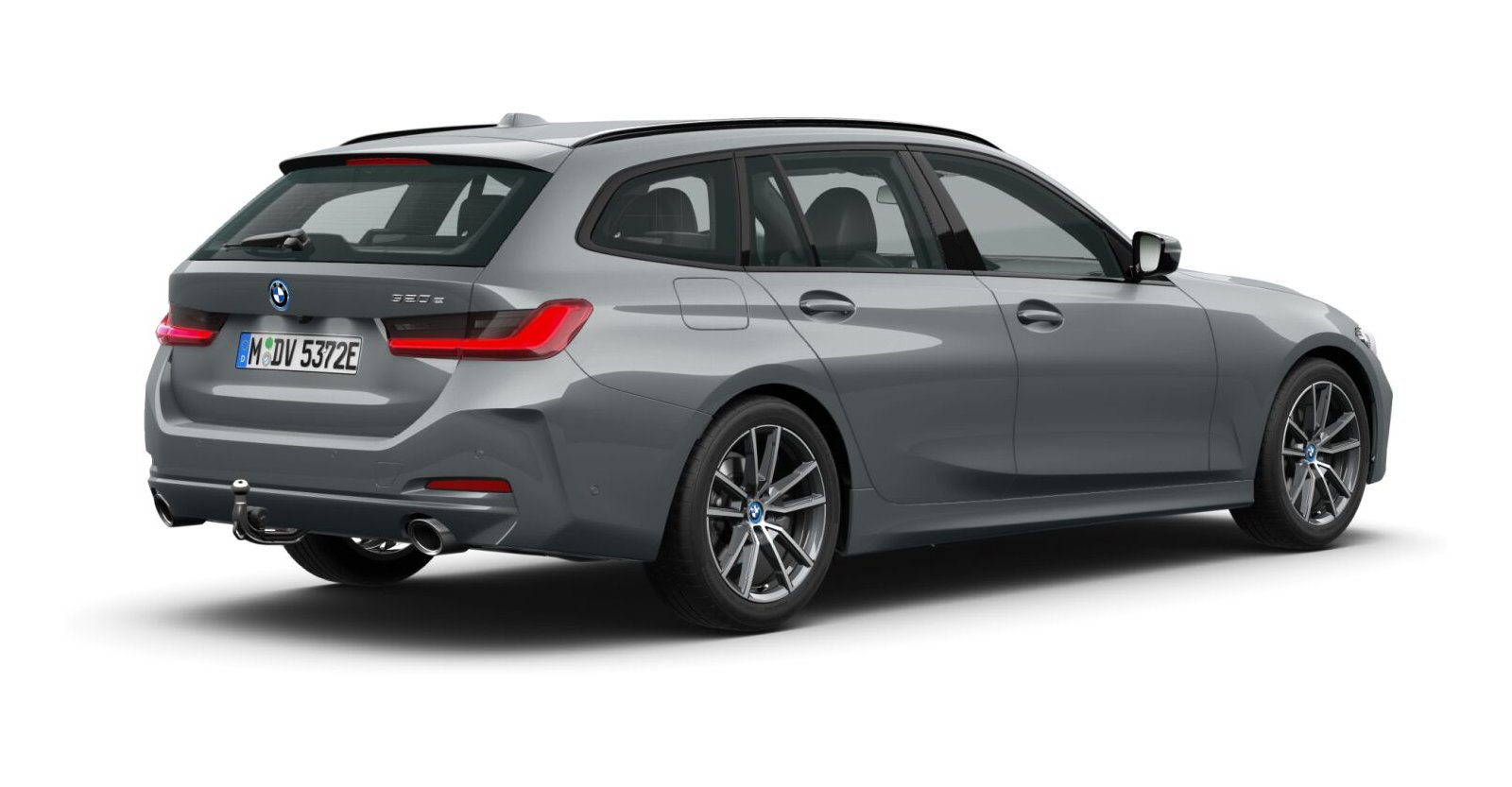 BMW BMW 3er in Grau von hinten BMW BMW 3er in Grau von hinten