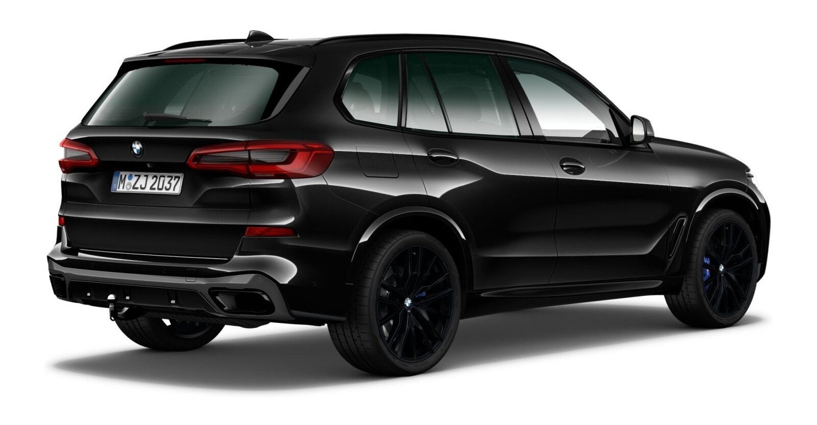BMW BMW X in Schwarz von hinten BMW BMW X in Schwarz von hinten