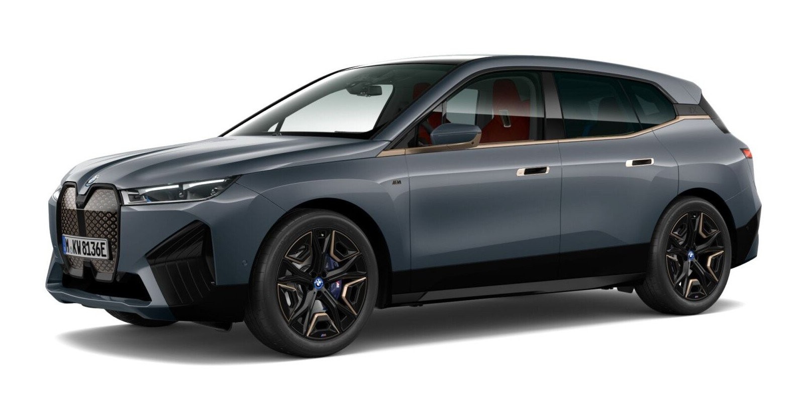 BMW BMW I in Grau von vorne BMW BMW I in Grau von vorne
