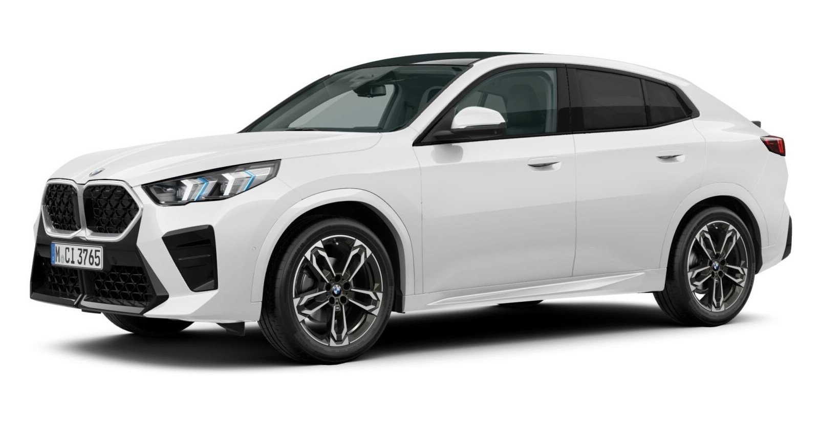 BMW X2 xDrive20d in Weiß von vorne BMW X2 xDrive20d in Weiß von vorne