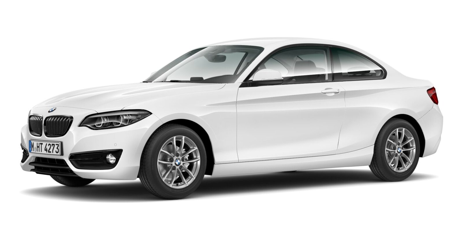 BMW BMW 2er in Weiß von vorne BMW BMW 2er in Weiß von vorne