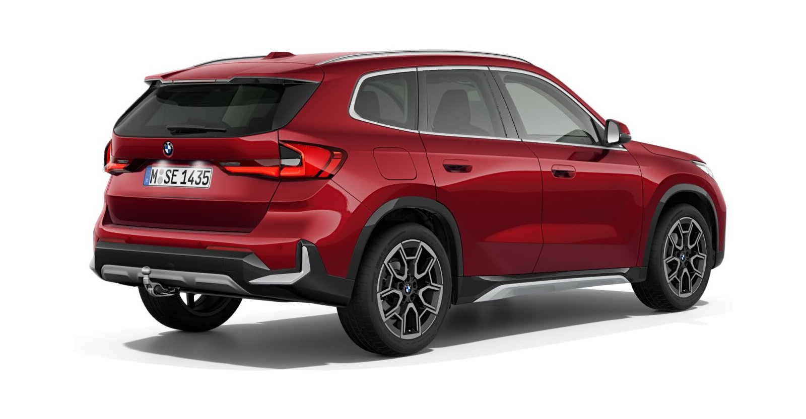 BMW BMW X in Rot von hinten BMW BMW X in Rot von hinten