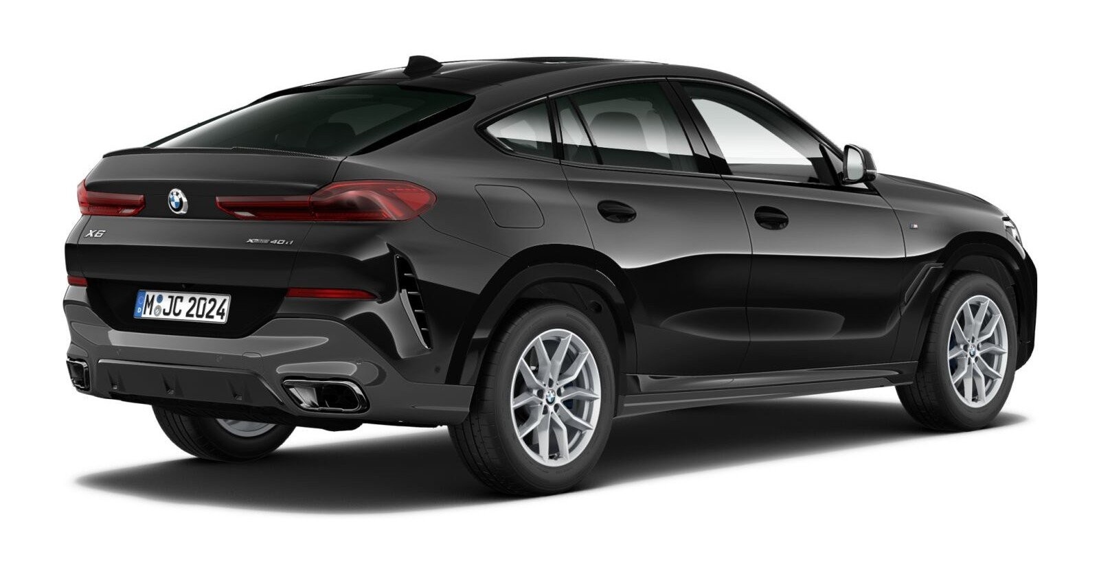 BMW BMW X in Schwarz von hinten BMW BMW X in Schwarz von hinten