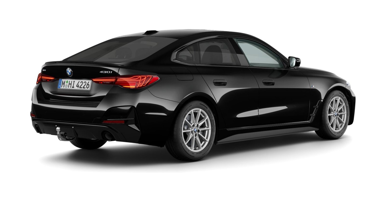 BMW BMW 4er in Schwarz von hinten BMW BMW 4er in Schwarz von hinten