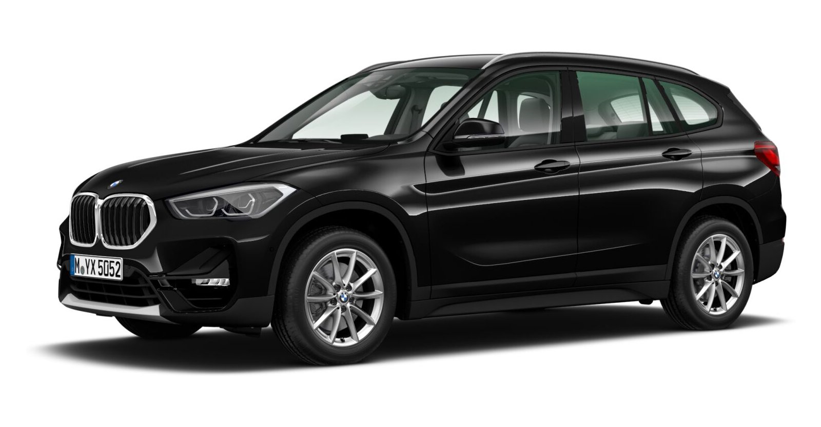 BMW BMW X in Schwarz von vorne