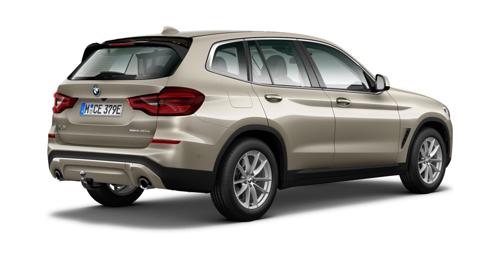 BMW BMW X in Gelb von hinten BMW BMW X in Gelb von hinten