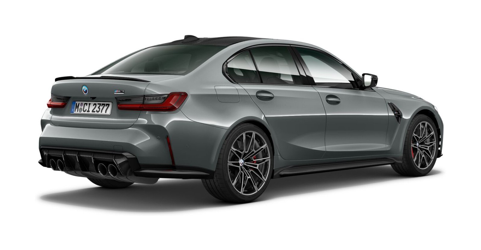 BMW BMW M in Grau von hinten BMW BMW M in Grau von hinten