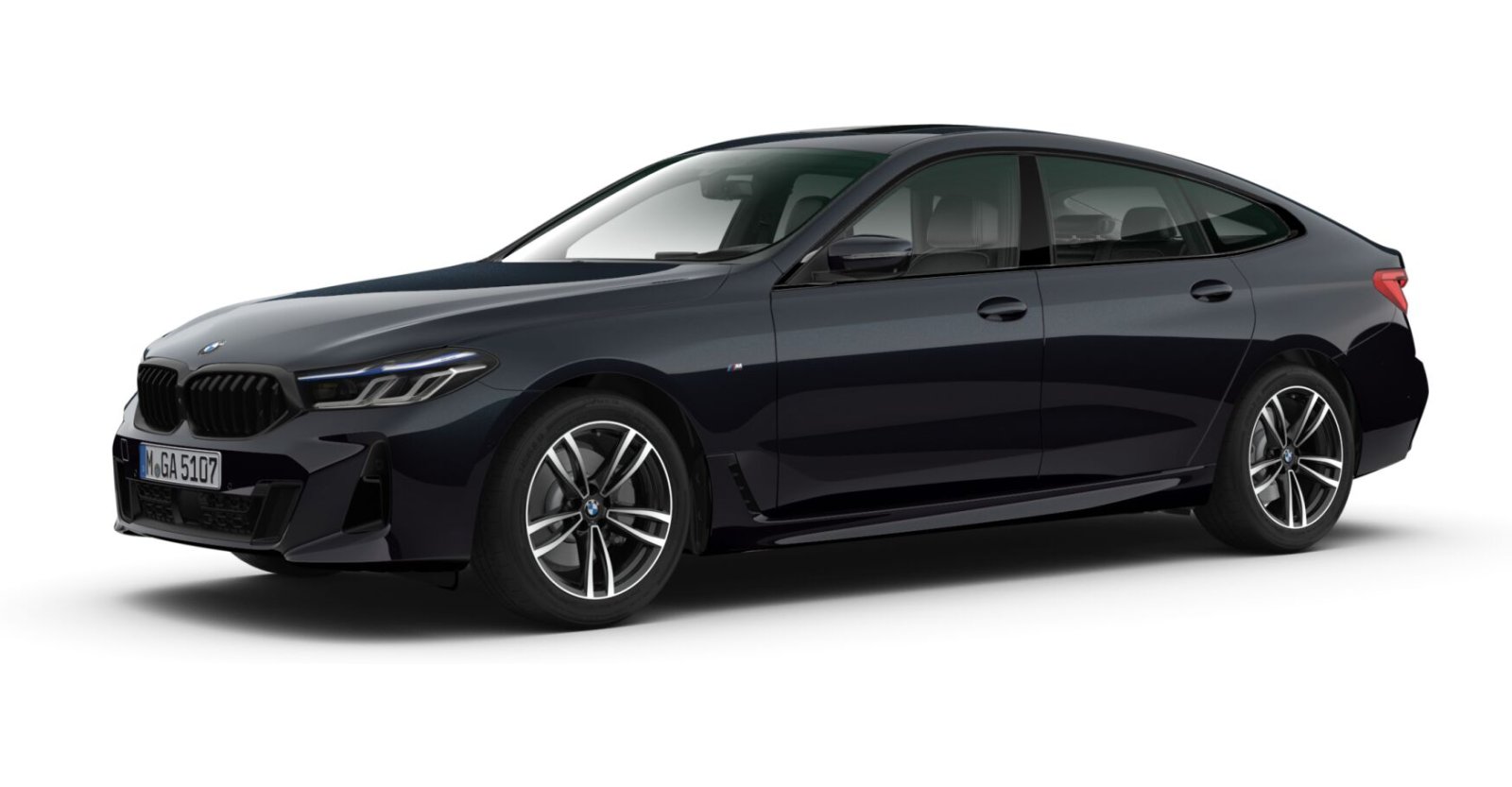 BMW BMW 6er in Schwarz von vorne BMW BMW 6er in Schwarz von vorne
