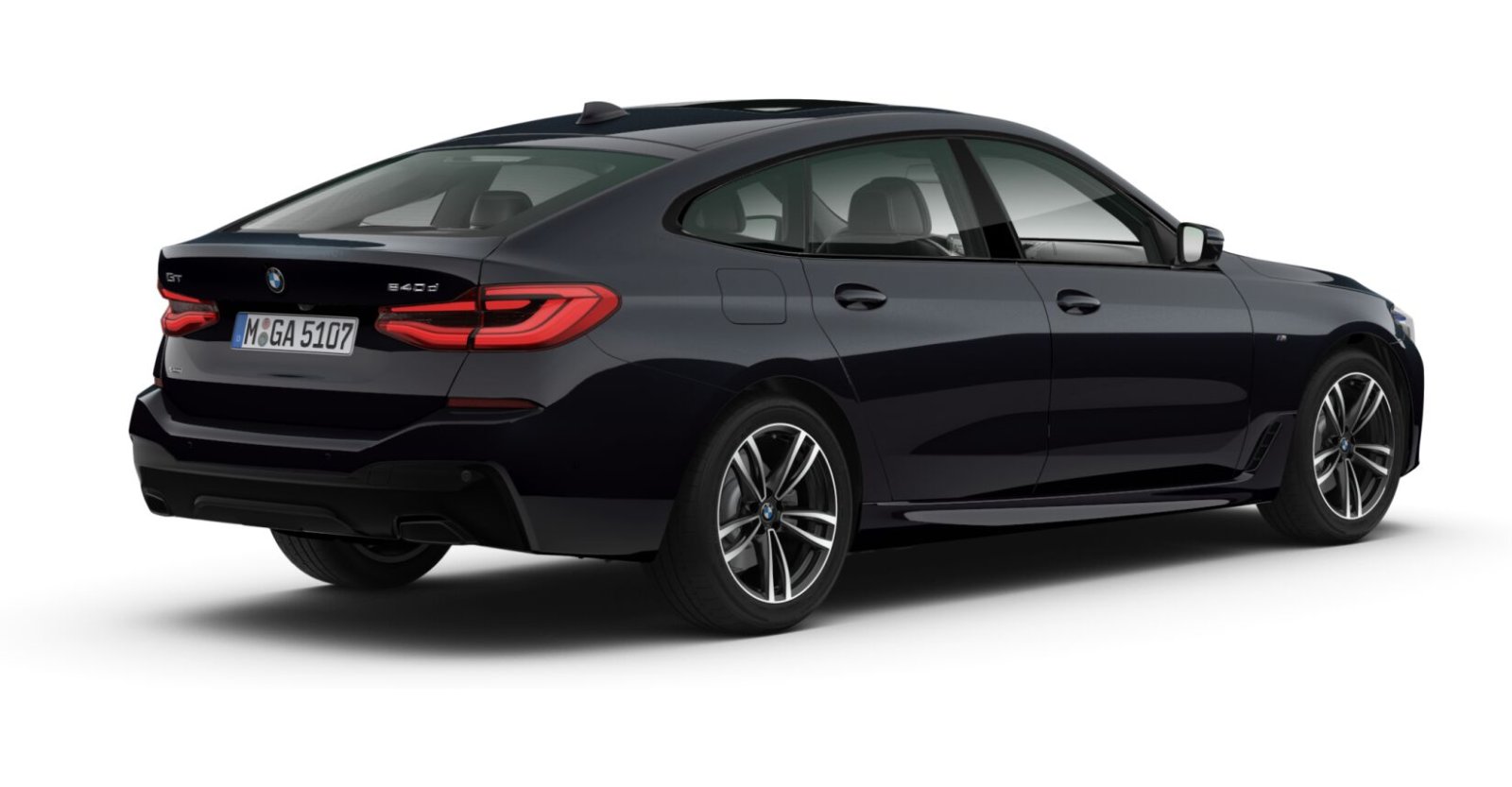 BMW BMW 6er in Schwarz von hinten BMW BMW 6er in Schwarz von hinten