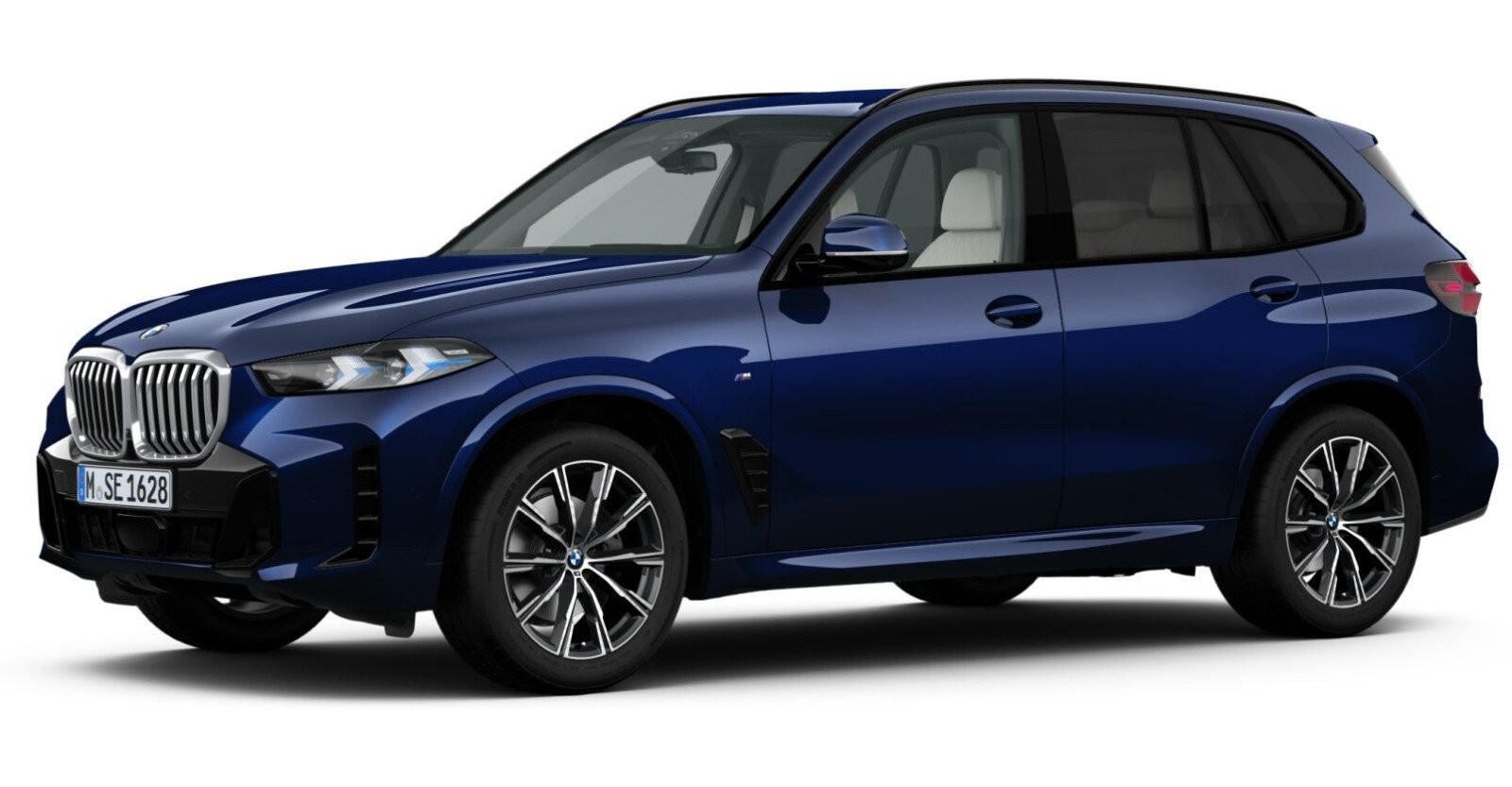 BMW BMW X in Blau von vorne BMW BMW X in Blau von vorne