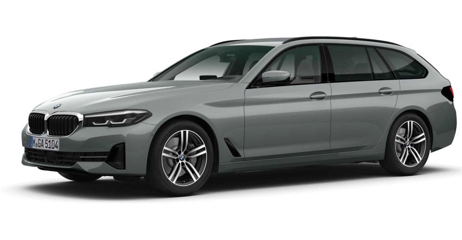BMW BMW 5er in Grau von vorne BMW BMW 5er in Grau von vorne