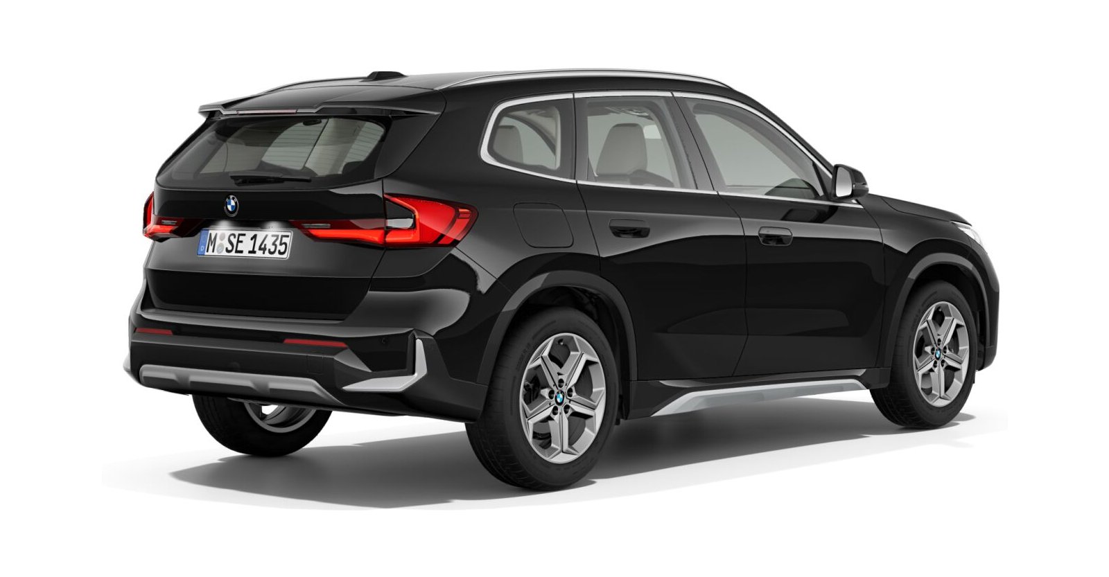 BMW BMW X in Schwarz von hinten BMW BMW X in Schwarz von hinten
