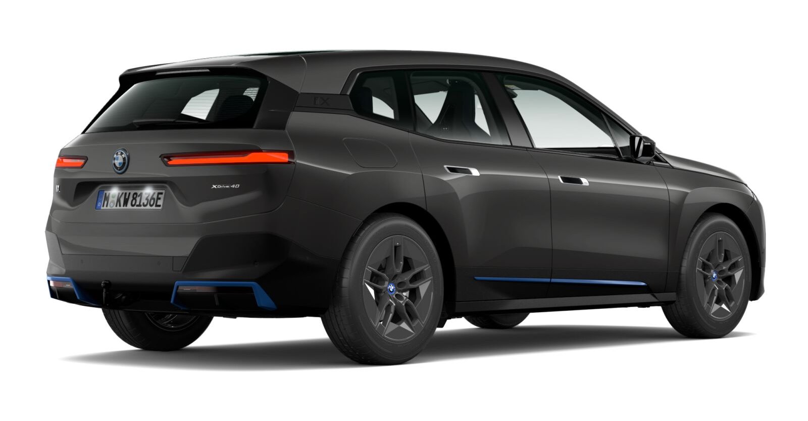 BMW BMW I in Grau von hinten BMW BMW I in Grau von hinten
