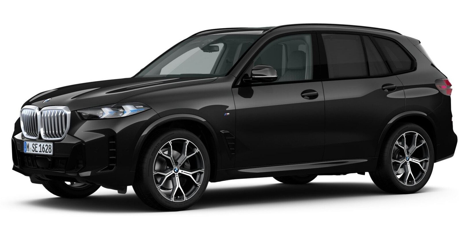 BMW X5 xDrive30d in Schwarz von vorne BMW X5 xDrive30d in Schwarz von vorne