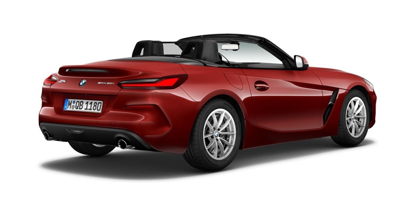 BMW BMW Z in Rot von hinten BMW BMW Z in Rot von hinten