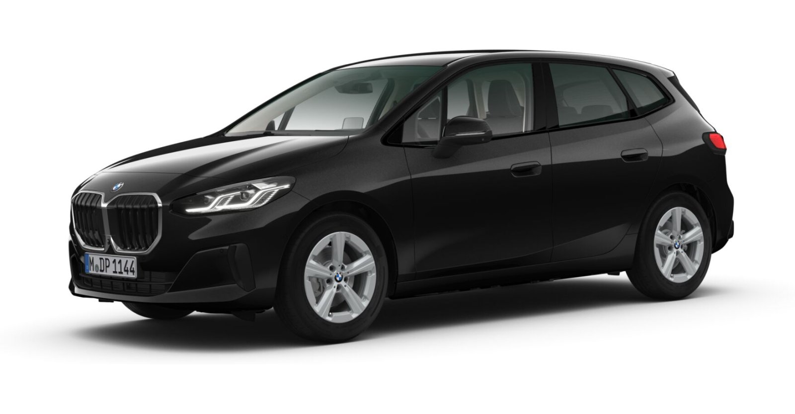 BMW BMW 2er in Schwarz von vorne BMW BMW 2er in Schwarz von vorne